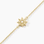 Bracelet Aurore Acier Dore Oxydes De Zirconium - Bracelets cha&icirc;nes Femme | Marc Orian