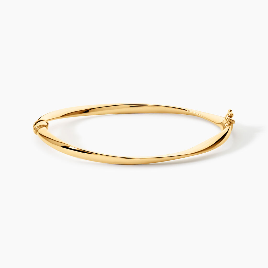 Bracelet Jonc Anaisaae Argent Dor&eacute; A L'Or 750/1000 - Bracelets joncs Femme | Marc Orian