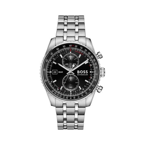 Montre Hugo Boss Skytraveller Pro Noir - Montres &eacute;tanches Homme | Marc Orian