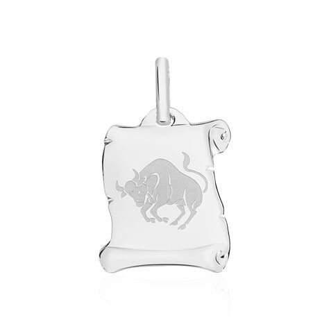 Pendentif Zodiaque Parchemin Argent Blanc - Bijoux personnalisés Famille | Marc Orian