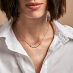 Collier Mascaret Argent Blanc Oxyde De Zirconium - Colliers avec pierres Femme | Marc Orian