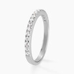 Alliance Florence Argent Blanc Oxyde De Zirconium - Alliances duo Femme | Marc Orian