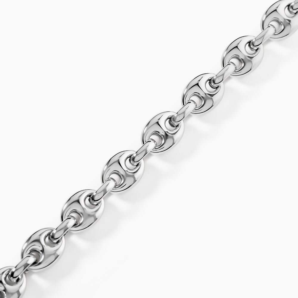 Bracelet Phebus Him Badice Acier Blanc - Bracelets cha&icirc;nes Homme | Marc Orian