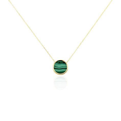Collier Florica Or Jaune Malachite - Colliers Femme | Marc Orian