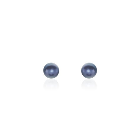 Boucles D'oreilles Puces Micaelle Teintees Or Jaune Perle De Culture - Boucles d'oreilles mariage Femme | Marc Orian