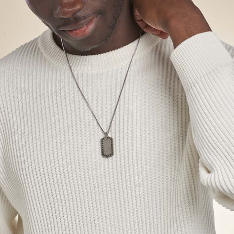 Collier Joan Acier Gris - Colliers Homme | Marc Orian