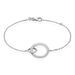 Bracelet Nathalia Argent Blanc Oxyde De Zirconium - Bracelets chaînes Femme | Marc Orian