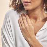 Bague Nesryne Or Bicolore Oxyde De Zirconium - Solitaires Femme | Marc Orian