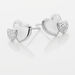 Boucles D'oreilles Puces Flamen Argent Blanc Oxyde De Zirconium - Puces Femme | Marc Orian