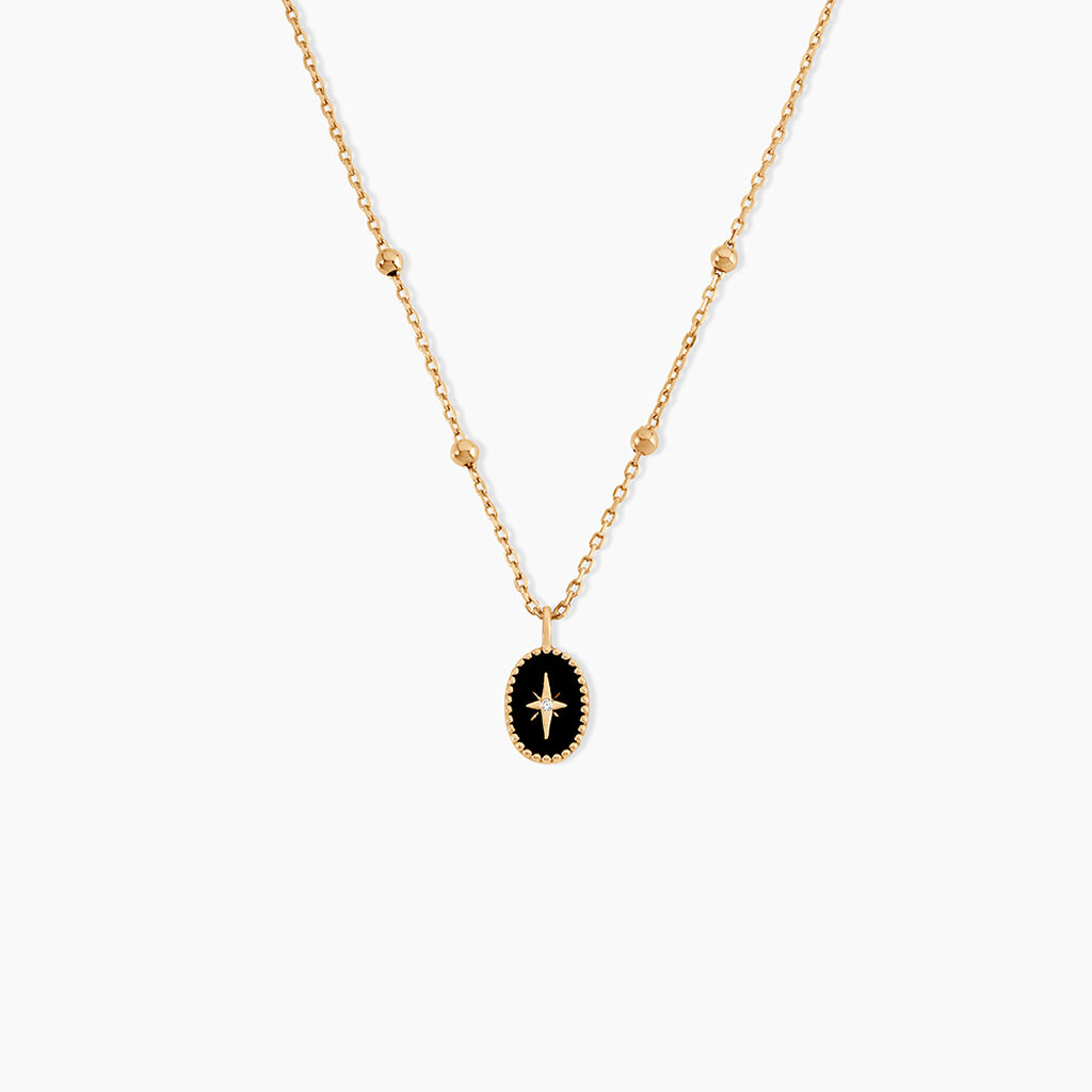 Collier Alerya Plaqu&eacute; Or Jaune Oxyde De Zirconium - Colliers avec pierres Femme | Marc Orian