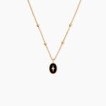 Collier Alerya Plaqu&eacute; Or Jaune Oxyde De Zirconium - Colliers avec pierres Femme | Marc Orian