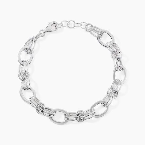 Bracelet Maillons Argent Blanc - Bracelets cha&icirc;nes Femme | Marc Orian