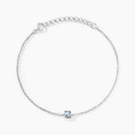 Bracelet Lylwen Argent Blanc Oxyde De Zirconium - Bracelets fantaisie Femme | Marc Orian