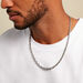 Collier Zacario Acier Blanc - Colliers fantaisie Homme | Marc Orian