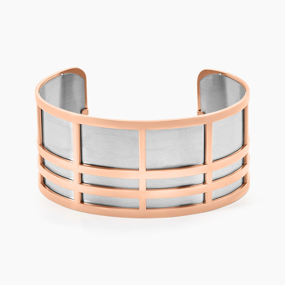 Bracelet Jonc Andria Acier Rose - Bracelets joncs Femme | Marc Orian
