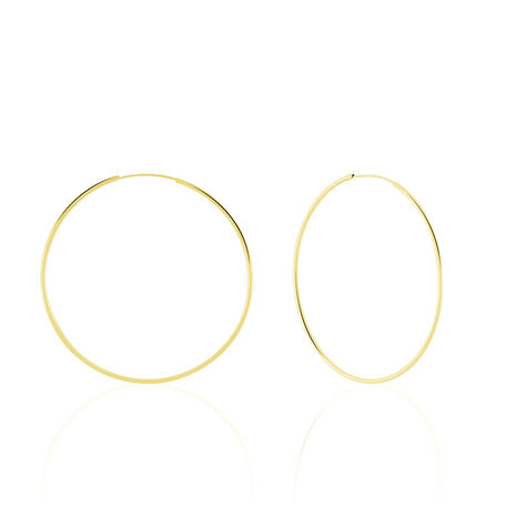 Créoles Muses Or Jaune - Boucles d'oreilles Créoles Femme | Marc Orian