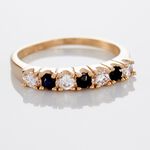 Bague Isee Plaqu&eacute; Or Oxydes De Zirconium - Bijoux fantaisie Femme | Marc Orian