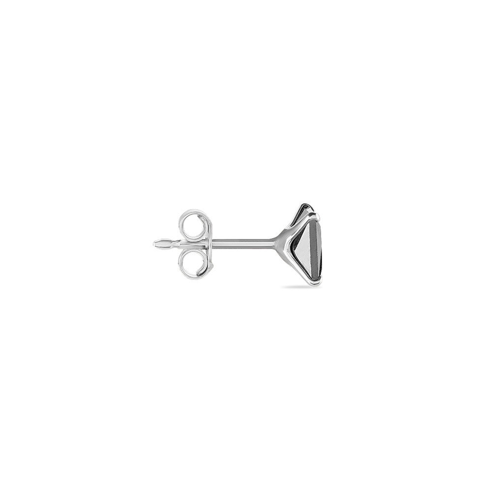 Boucle D'oreille Puce Unitaire Paco Argent Blanc Oxyde De Zirconium - Puces Homme | Marc Orian