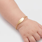 Bracelet Identit&eacute; Marcel Or Jaune - Gourmettes Enfant | Marc Orian