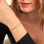 Bracelet Maille Jerry Or Blanc - Bracelets mailles Femme | Marc Orian