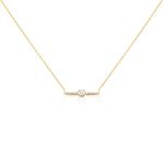 Collier Fergie Plaqu&eacute; Or Jaune Oxyde De Zirconium - Colliers ras du cou Femme | Marc Orian