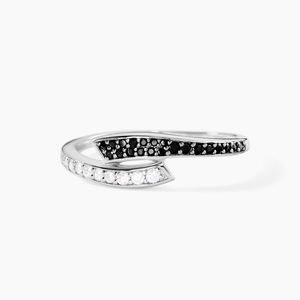 Bague Argent Blanc Agafya Oxydes De Zirconium - Bijoux fantaisie Femme | Marc Orian