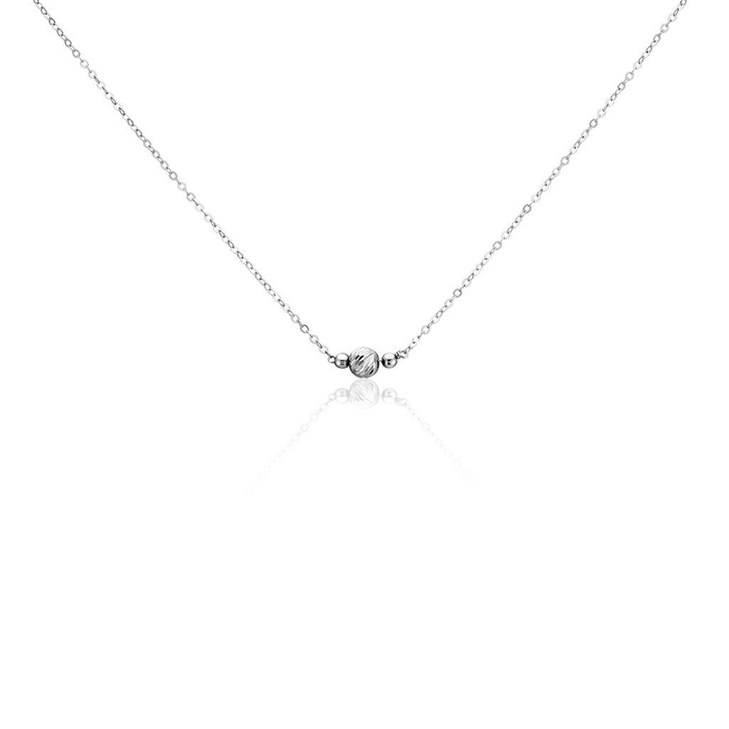 Collier Tolly Argent Blanc - Colliers Femme | Marc Orian