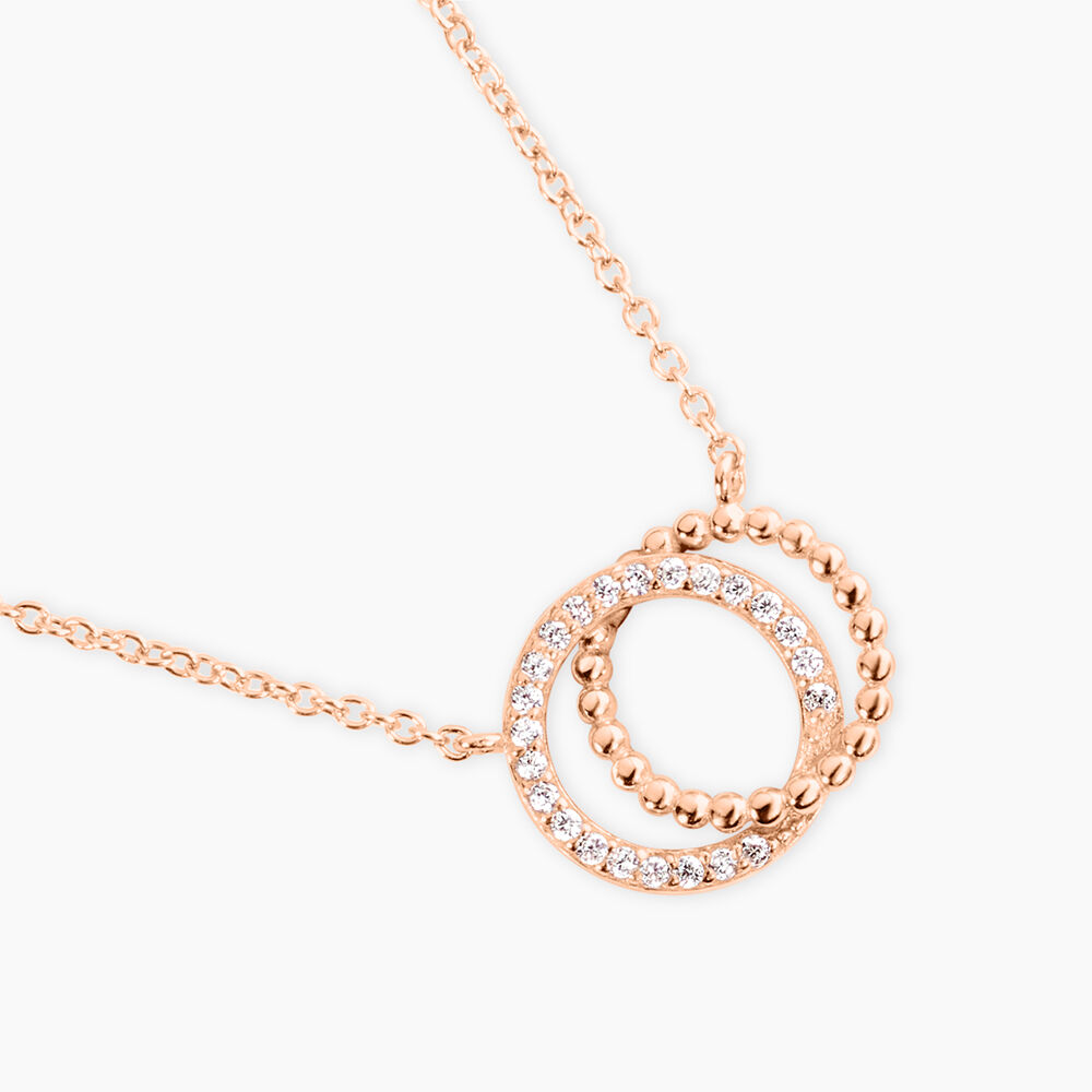 Collier Janne Argent Rose Oxyde De Zirconium - Colliers avec pierres Femme | Marc Orian