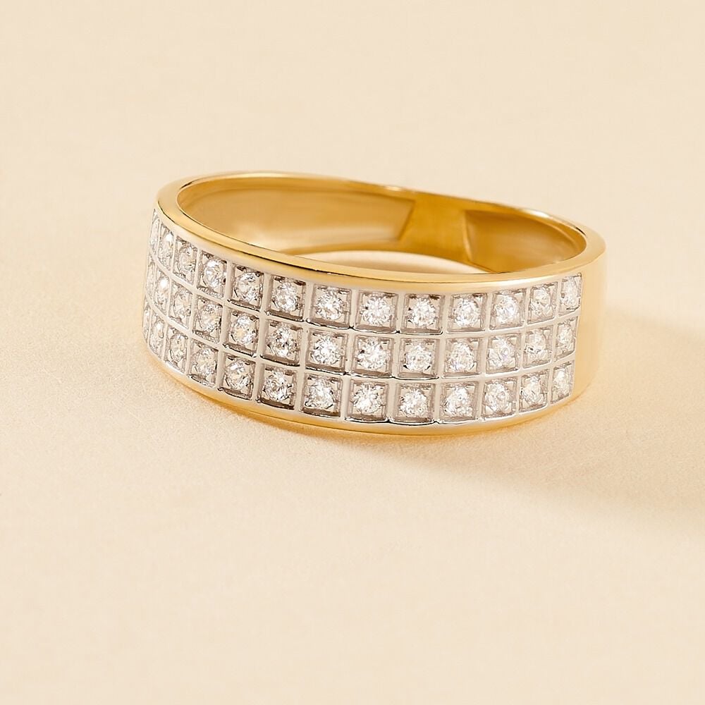 Bague Morjana Or Jaune Oxyde De Zirconium - Bagues avec pierre Femme | Marc Orian