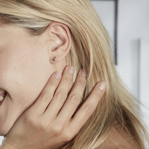 Boucles D'oreilles Puces Frantsesa Or Jaune - Clous d'oreilles Femme | Marc Orian