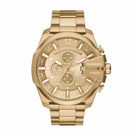 Montre Diesel Mega Chief Champagne - Montres étanches Homme | Marc Orian