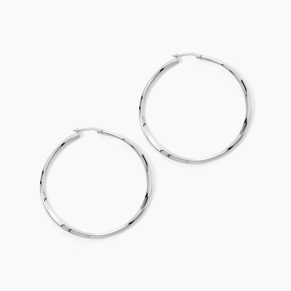 Cr&eacute;oles Argent Blanc Ires - Cr&eacute;oles Femme | Marc Orian