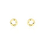 Boucles D'oreilles Puces Berangere Cercle 3 Or Jaune - Puces Femme | Marc Orian