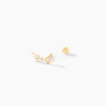 Piercing Nina Or Jaune Oxyde De Zirconium - Piercing Conch Femme | Marc Orian