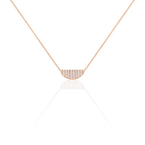 Collier Katia Argent Blanc Oxyde De Zirconium - Colliers avec pierres Femme | Marc Orian