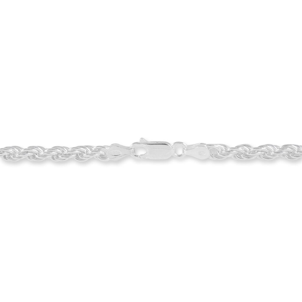 Collier Cacilda Maille Corde Argent Blanc - Chaines Femme | Marc Orian