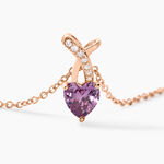 Collier Argent Rose Avalon Oxyde De Zirconium - Colliers avec pierres Femme | Marc Orian