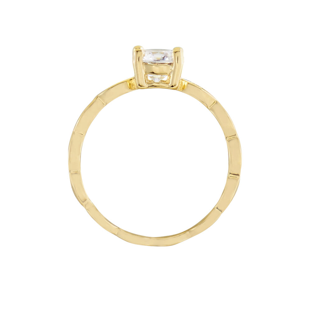 Bague Plaqu&eacute; Or Kurt Oxydes De Zirconium - Bijoux fantaisie Femme | Marc Orian