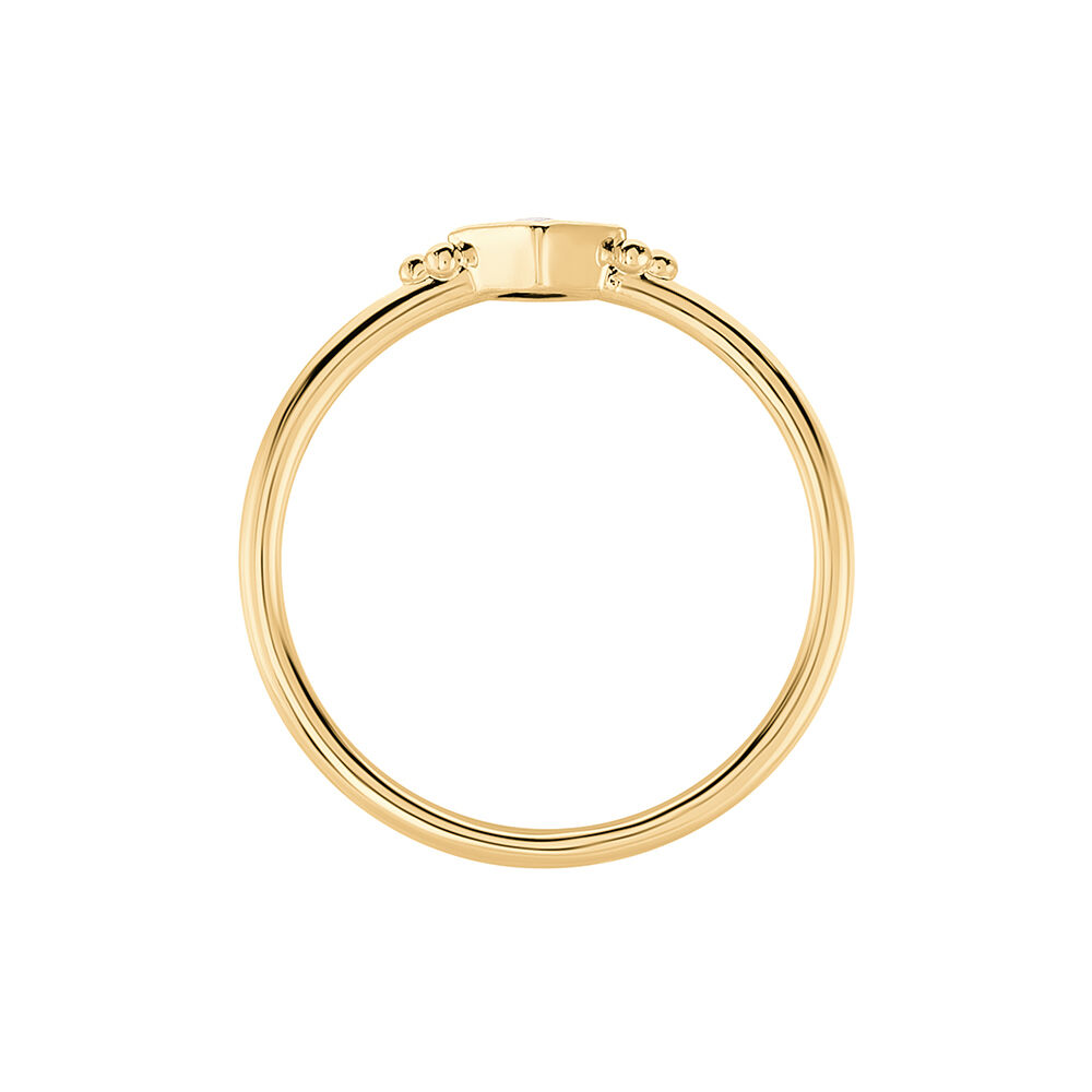 Bague Chepo Plaqué Or Jaune Spinelle - Bagues de promesse Femme | Marc Orian