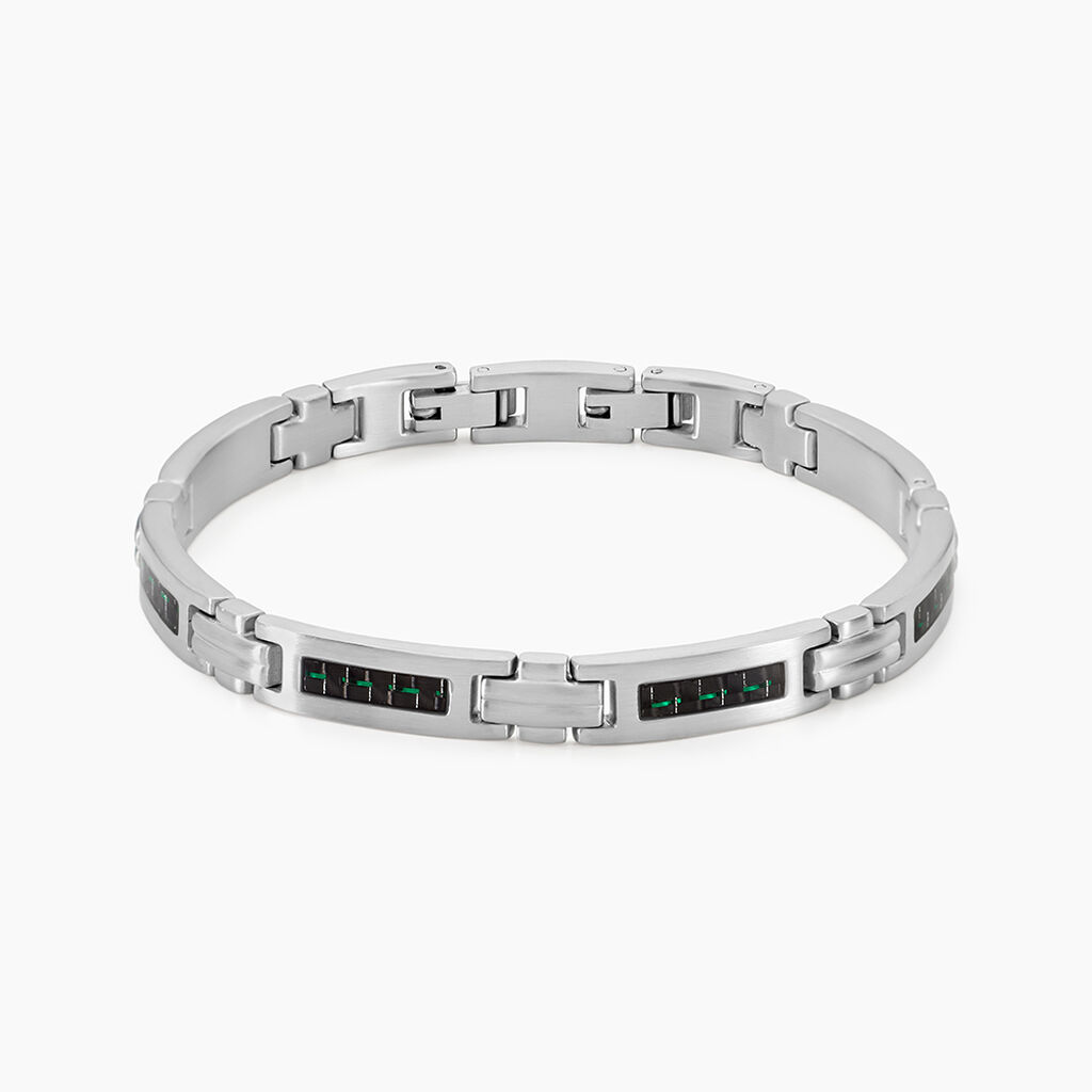 Bracelet Phebus Him Acier Argent&eacute; - Bracelets cha&icirc;nes Homme | Marc Orian