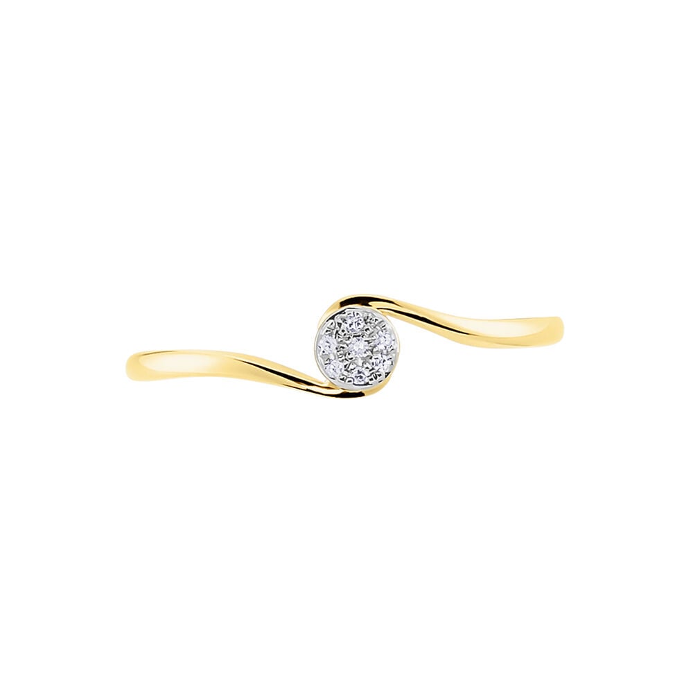 Bague Vreni Or Jaune Diamant - Parures de mariage Femme | Marc Orian