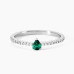 Bague Clova Argent Blanc Oxyde De Zirconium - Bijoux fantaisie Femme | Marc Orian
