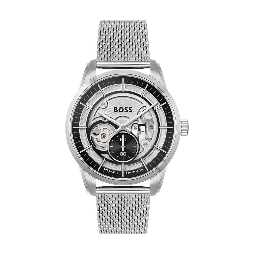 Montre Boss Sophio Auto Noir - Montres &eacute;tanches Homme | Marc Orian