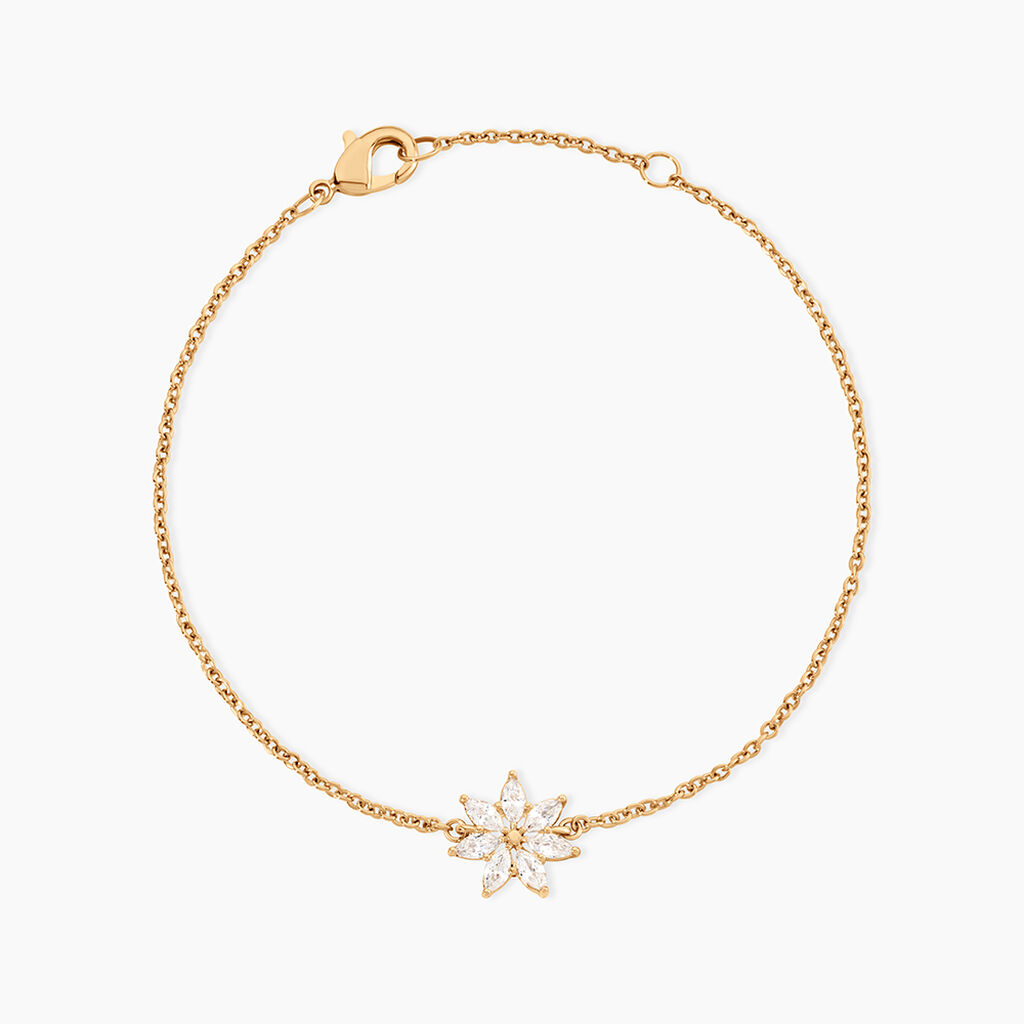 Bracelet Mia Plaqu&eacute; Or Dor&eacute; Oxyde De Zirconium - Bracelets fantaisie Femme | Marc Orian