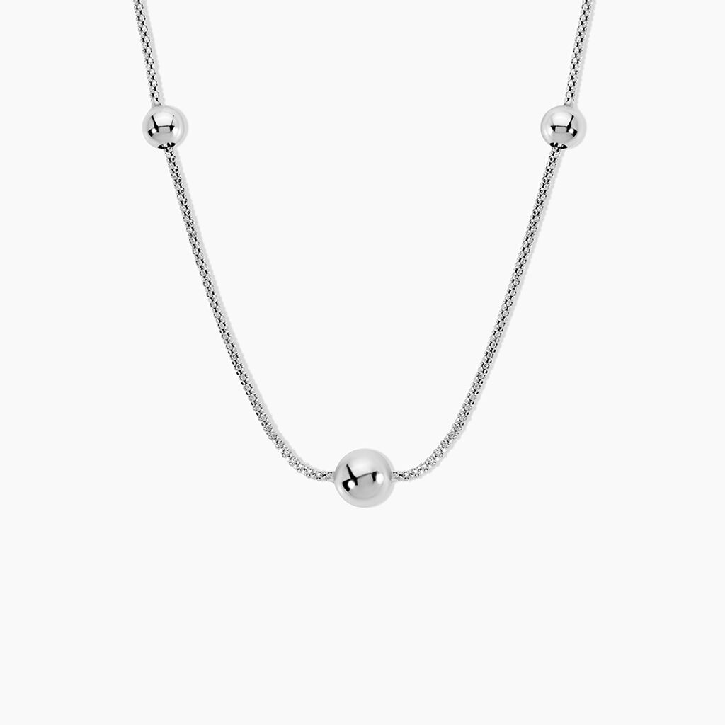 Collier Catarina Argent Blanc - Colliers fantaisie Femme | Marc Orian
