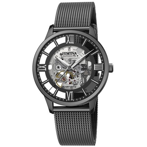 Montre Festina Squelette Blanc - Fête des pères Homme | Marc Orian