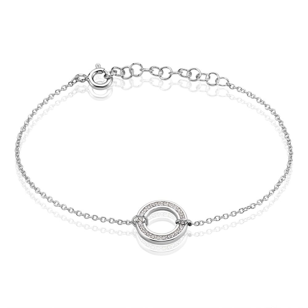 Bracelet Argent Diogo Oxydes De Zirconium - Bracelets chaînes Femme | Marc Orian
