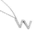 Collier Oran Or Blanc Diamant - Colliers avec pierres Femme | Marc Orian