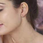 Boucles D'oreilles Puces Victoria Or Jaune Diamant - Puces Femme | Marc Orian