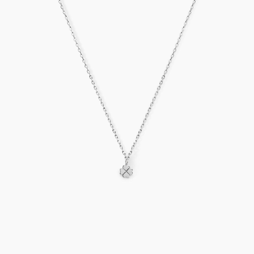 Collier Mayane Argent Blanc - Colliers fantaisie Femme | Marc Orian